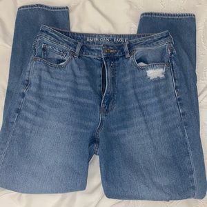 american eagle size 8 light blue